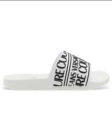 Sandalia Versace Jeans Couture para hombre blanca all over